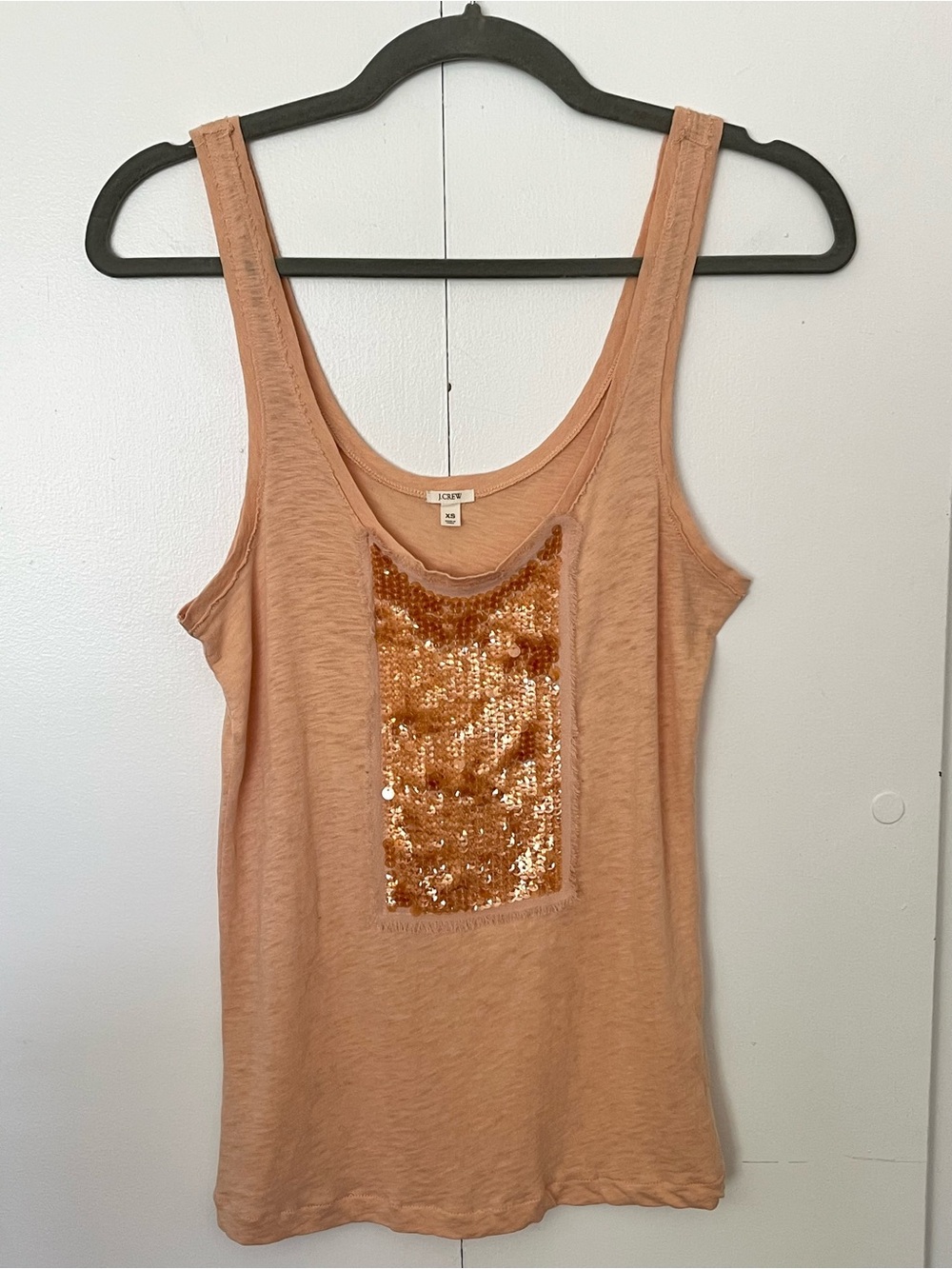 J.Crew Sequin Front Tank XS